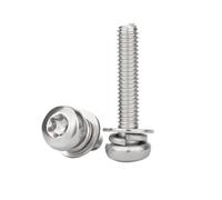 Kit Vis Rondelle Acier Inox | Vis avec rondelles élastiques et plates.(22mm,M8-10Set)