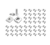 Kit Vis T Et Écrous | Accessoires Pour Assemblage De Meubles | Écrou Coulissant Pour Fente T,pour Passionnés de Bricolage Menuisiers Assemblage de Meubles Construction de Machines Automobile