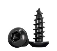 Kit Vis Tôle Inox Noir | Vis tôle à tête ronde for panneaux.(M3x14mm 20pcs)