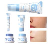 Kit Visage De Soins De La Peau Radieuse | Découvrez Le Kit De Peau Saine, Ensemble De Soins Doux Du Visage, Ensemble De Soins De La Peau Avec Nettoyant Crème Pour Les Yeux Hydratant Protection