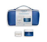 Kit visage Sisbela Reafirm | Contient 1 crème revitalisante 50 ml + 1 contour des yeux 15 ml + 1 trousse de toilette Deliplus