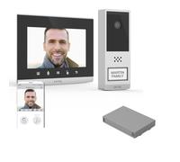 Extel - Kit Visiophone connecté et sans fil Wave 2 + 1 batterie supplémentaire - Extel