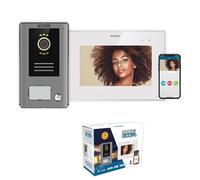 Kit visiophone connecté Wi-Fi écran tactile 7" 1 bouton WAY-FI PLUS - FERMAX 1571