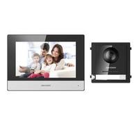 Hikvision Kit interphone vidéo AC DS-KIS602 2nd Gen Out in Station PoE standard SWT