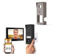 Kit visiophone sans fil connecté Wave 3 + coque gris titane