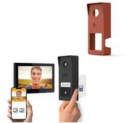 Kit visiophone sans fil connecté Wave 3 + coque terracotta