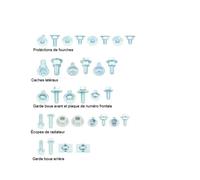 Kit visserie de carénage UFO compatible avec moto Honda 250 CRF 2017 AC02432