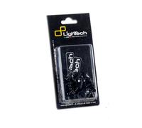 Kit Visserie Moto LighTech vis cadre noir alu 25 pièces