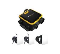 Aldes Kit VMC simple flux Easyhome Auto Compact avec grilles Colorline