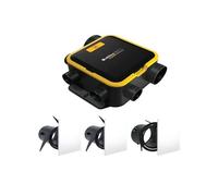 Kit VMC EasyHOME AutoSENS compact Classic Aldes - 241m³/h - 23dB - Avec bouches ColorLINE + Capteurs anti-buée et anti-odeurs