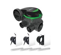 Kit Vmc Easyhome Pureair Classic + Grilles De Ventilation Colorline + Entrée D'air Airfilter