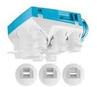 Kit vmc hygro ecowatt et haute pression bouches piles et détection de présence