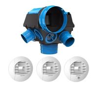 Kit VMC Hygrocosy BC 2 - Simple flux hygroréglable 6 sanitaires + 3 bouches à