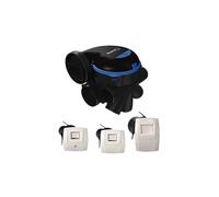 Kit VMC hygroréglable Aldes EasyHOME HYGRO Premium MW avec bouches BAHIA CURVE ELEC
