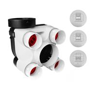 Kit VMC hygroréglable très basse consommation - Jusqu'à 4 sanitaires - HYDRA ECOWATT+ KHB - 604223 - S&P Unelvent