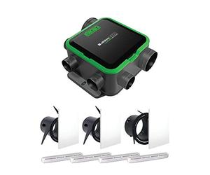Kit VMC Simple Flux Autoréglable ALDES Easyhome PureAir Compact Premium 3 Bouches + Entrées d'Air - 11033060