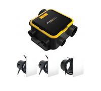 Kit Vmc Simple Flux Easyhome Auto Compact + Grilles De Ventilation Colorline