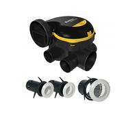 Kit Vmc Simple Flux Easyhome Auto + Grilles De Ventilation Bip - 11026032 - Aldes