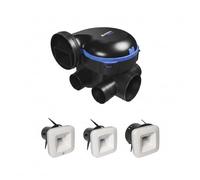 ALDES Kit VMC simple flux EasyHOME Hygroréglable Classic avec 3 bouches