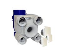 Kit VMC simple flux - UNELVENT - 3 bouches-auto deco - Habitat pavillonnaire autoréglable