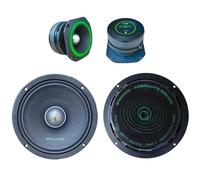 Kit voiture IPNOSIS avec 2 woofer IPM1200 de 20 cm 300 W max et 2 tweeters IPT4401 de 10,1 cm 200 W max, kit paire