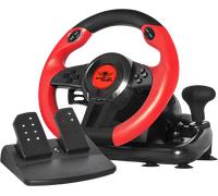 Kit Volant + Pédalier Spirit Of Gamer Race Wheel Pro 1 (Noir/Rouge)