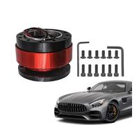 Kit Volant Rapide Détachable - Moyeu Rapide Volant Aluminium - Adaptateur Aluminium Amovible Réglable pour Camion Bateau Voiture Sport Automobile Aventure