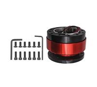Kit Volant Rapide Détachable | Moyeu Rapide Volant Aluminium | Adaptateur Aluminium Amovible Réglable pour Camion Bateau Voiture Sport Automobile Aventure