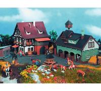 Kit Vollmer N Gauge 47714 De Ferme, Étable Et Maison De Vin
