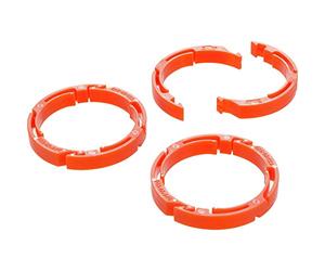 Kit: Volume Spacers, 3 Pairs: Float X2, Clip-in, Plastic, 0.25in 3