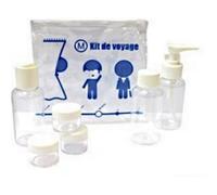 CMP Campagnolo Kit de voyage Jet LAG SC15130 - 3 flacons 80/18 ml, pochette, normes aériennes