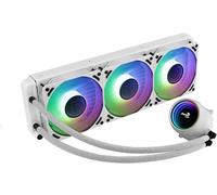 Aerocool Refroidisseur liquide CPU MIRAGEL360W – 3x 12 cm ARGB, TDP 550W, Blanc