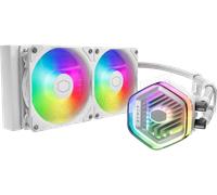 Cooler Master Refroidisseur CPU MasterLiquid Atmos 240 White - AIO ARGB Gen2, fixations LGA1700/AM5