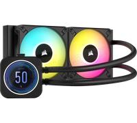 Kit Watercooling AIO Corsair iCue H100i Elite LCD XT RGB - 240mm (Noir)