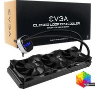 EVGA CLC 360mm All-In-One RGB LED CPU Liquid Cooler, 3x FX12 120mm PWM Fans, Intel, AMD, 5 ans de garantie, 400-HY-CL36-V1