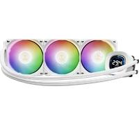 Kit Watercooling AIO Gamdias Aura GL Digital RGB - 360mm (Blanc)