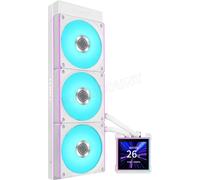Lian Li Refroidissement liquide AiO HydroShift II LCD-S 360CL RGB écran LCD 360 mm Blanc
