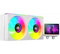 Mars Gaming Refroidissement liquide AIO ML-VISIONII240 500W TDP Écran IPS 2,8" ARGB Blanc