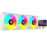 Mars Gaming Refroidissement liquide AIO ML-VISIONII360 360mm IPS 2,8" rot.360° 3x120mm ARGB Blanc
