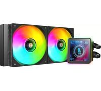 Mars Gaming Refroidisseur liquide AIO ML-VISIONPRO240 – TDP 500W, 2x ARGB 120mm, Écran 4” Noir