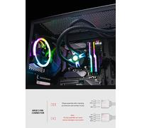 Kit Watercooling Aio Zalman Reserator5 Z Rgb - 360mm (noir)