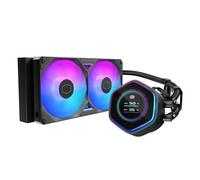 Cooler Master Kit de refroidissement liquide pour CPU MasterLiquid 240 Atmos II - LCD ARGB Noir