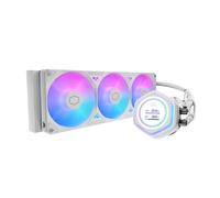 Cooler Master – Watercooling AIO ML360 Atmos II LCD ARGB – 360 mm, pompe profil bas, Blanc