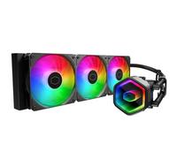 Cooler Master MasterLiquid 360 Core II CPU Watercooler - Refroidisseur AIO 360mm (Max. 280W TDP), Pompe GR9 à Double Chambre, Ventilateurs ARGB Gen 2 améliorés, Montage Rapide Kits AMD & Intel - Noir