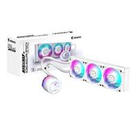 GIGABYTE AORUS WATERFORCE X II 360 ICE Refroidisseur liquide pour processeur AIO - 3x ventilateurs ARGB de 120 mm, écran LCD en couleur, DAISY-CHAIN, compatible avec Intel LGA 1851 et AMD AM5