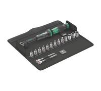 Kit wera avec cle dynamometrique reglable a cliquet click torque 16 embouts