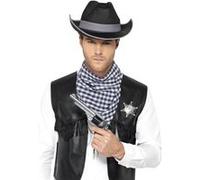 kit western adulte - smiffys 45508/lxl Noir G