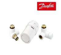 Kit X-TRA gauche pour radiateurs ou décors- BLANC - DANFOSS - 013G4008
