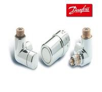 Kit X-TRA gauche pour radiateurs ou décors- CHROME - DANFOSS - 013G4004