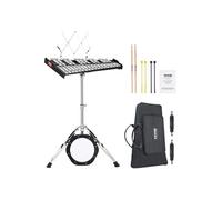 VEVOR Kit Xylophone Glockenspiel 30 Notes, Instrument de Percussion Professionnel avec Maillets, Baguettes, Tapis d'Entraînement 203 mm, Support Réglable, Sac de Transport, pour Étudiants, Adultes